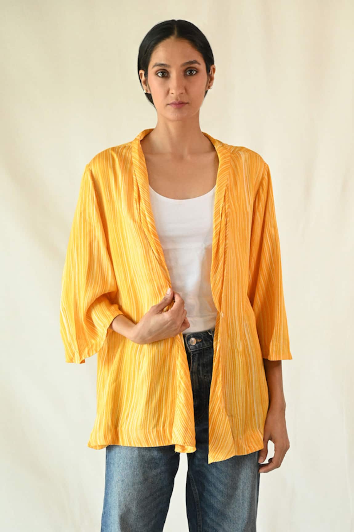 Til Amber Stripe Hand Painted Jacket 