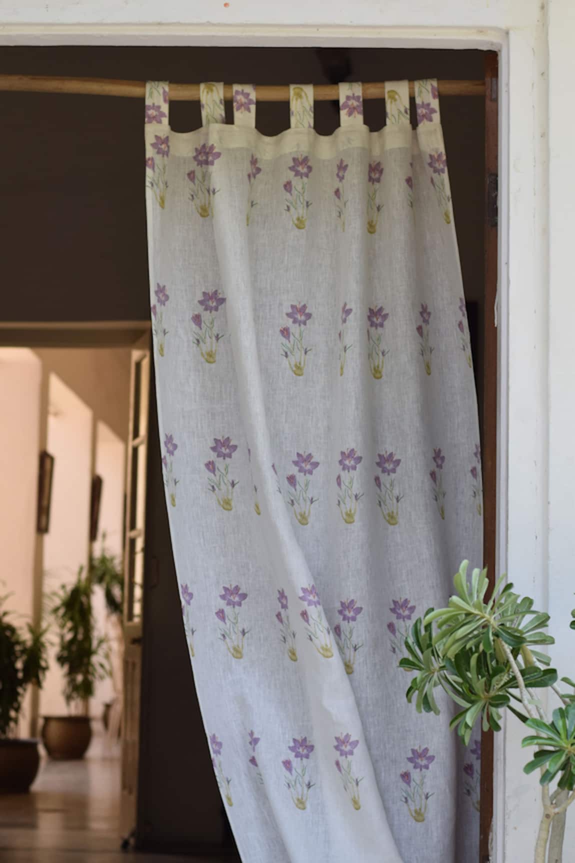 Taru Jaipur Zafran Linen Curtain