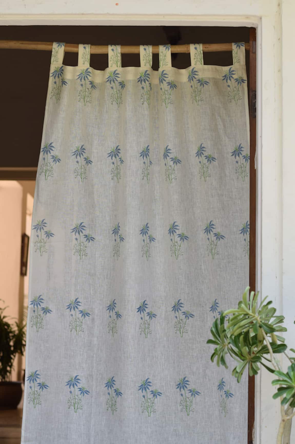 Taru Jaipur Kallonji Linen Curtain