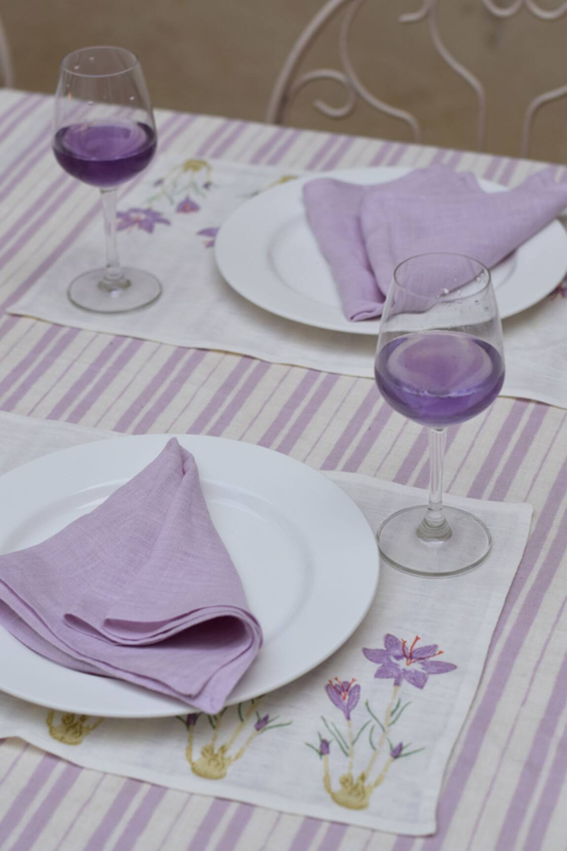 Taru Jaipur Jamuni Linen Napkins - Set of 2