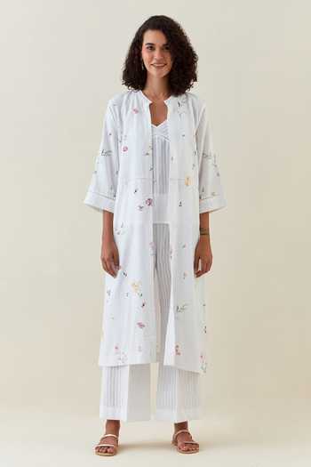Anantaa By Roohi Botanical Print Jacket Pant Set 