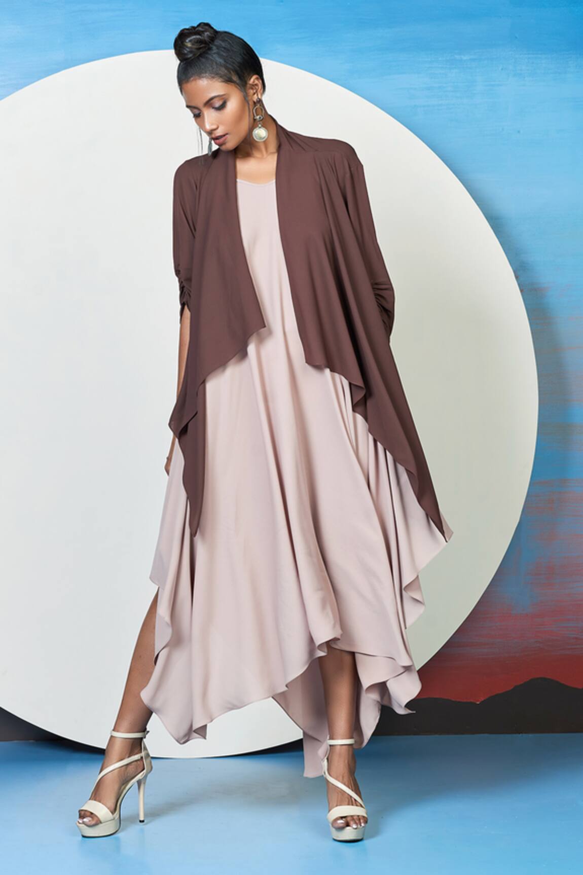 1999ad By Amita & Deepak Coco Flowy Dress With Jacket