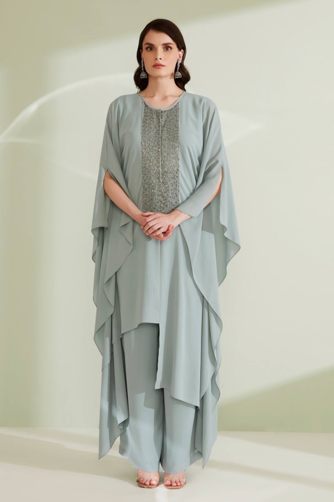 1999ad By Amita & Deepak Zenobia Flared Kaftan With Pant