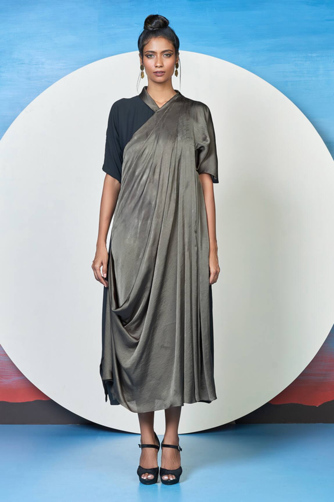 1999ad By Amita & Deepak Shiloh Drape Dress