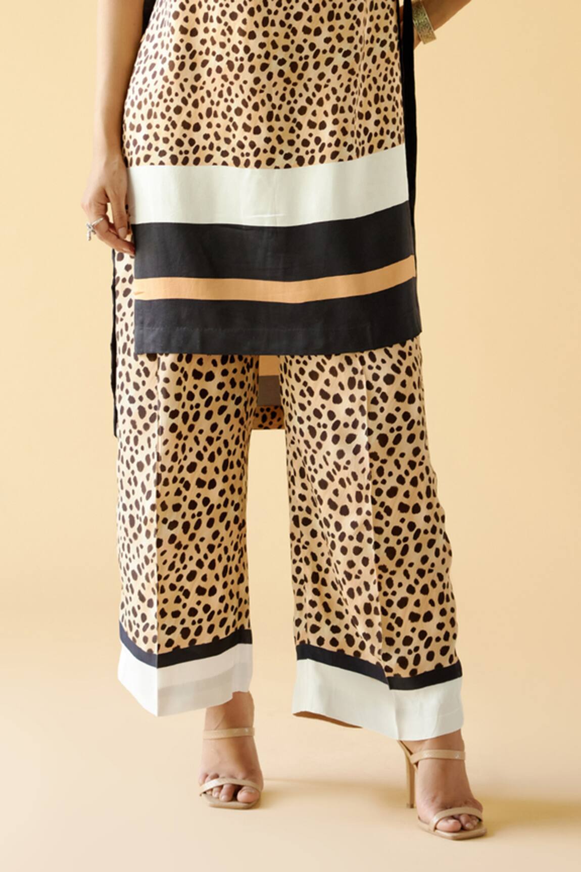 Roberto Cavalli leopardprint straightleg Trousers  Farfetch