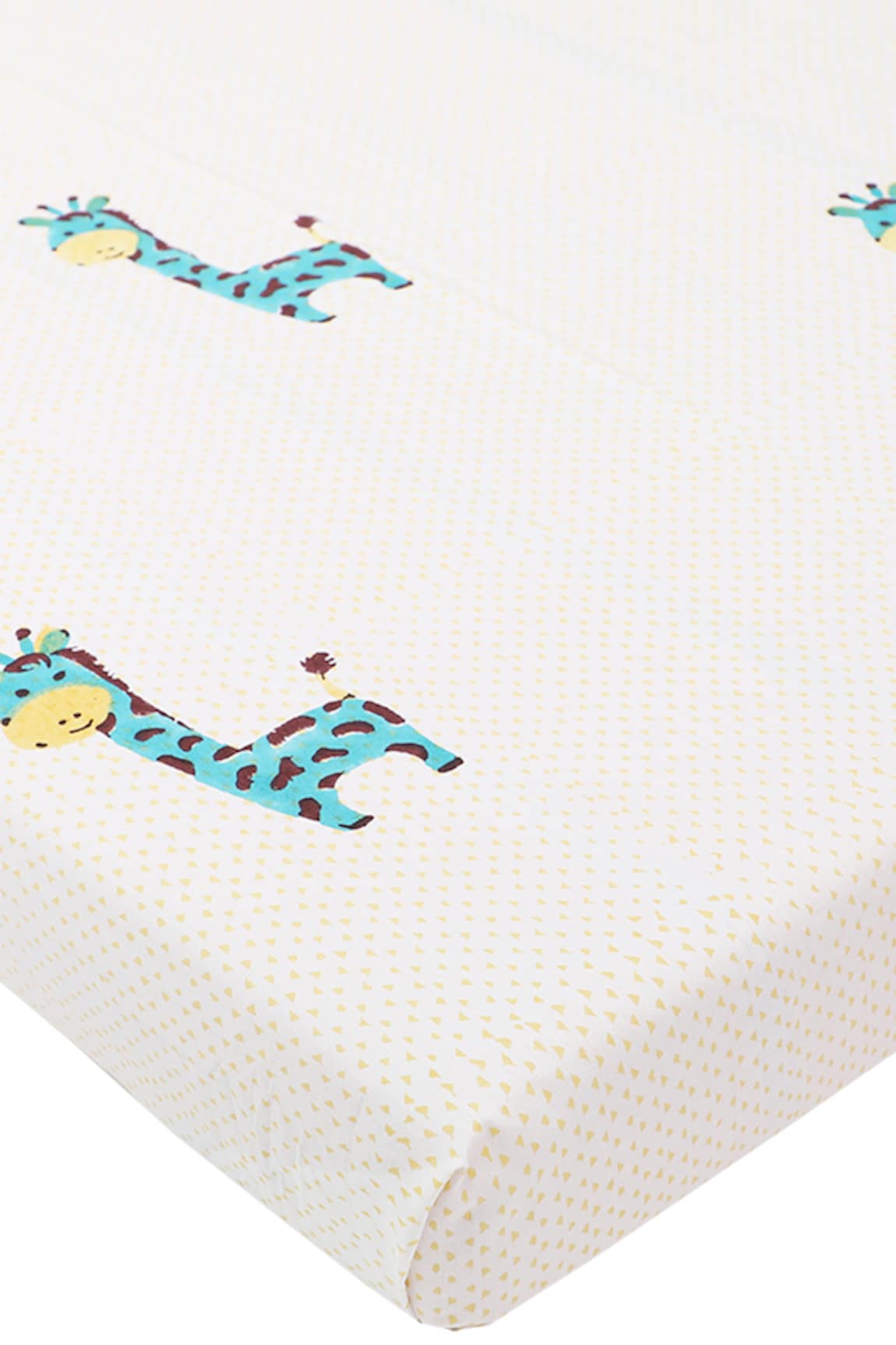 Masaya Gira the Giraffe Cotton Printed Cot Sheet