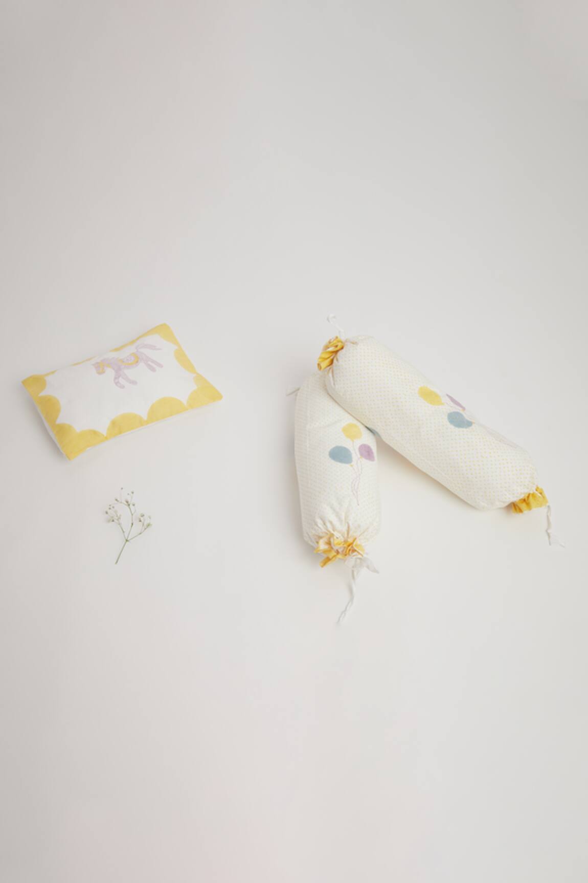 Masaya Circus Cotton Pillow & Bolster Set