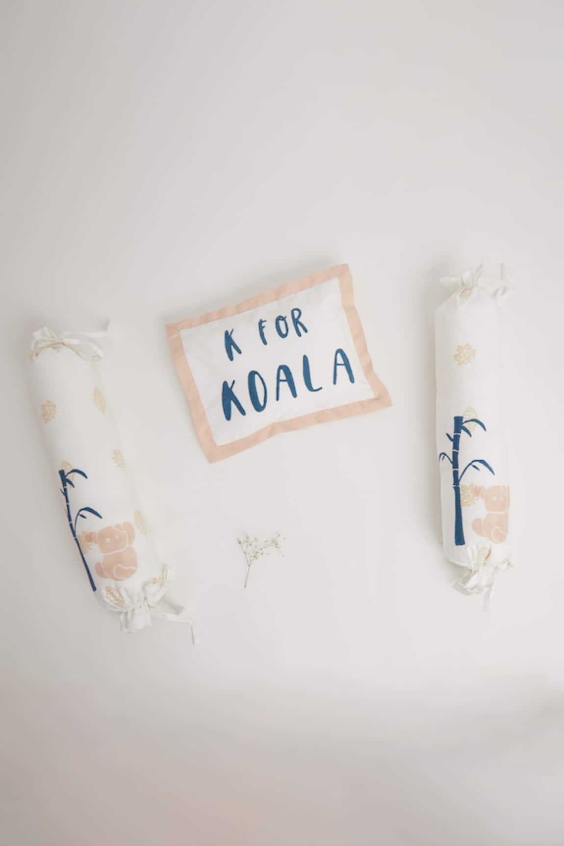 Masaya K For Koala Cotton Pillow & Bolster Set