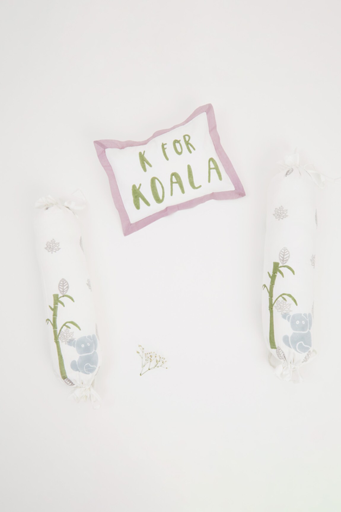 Masaya K For Koala Printed Pillow & Bolster Set