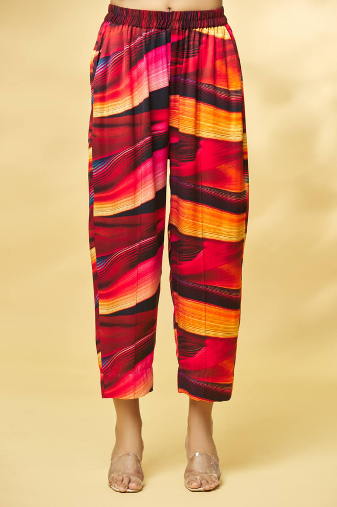 Prussian Multi Color Maternity Ikat Pants  The Mom Store