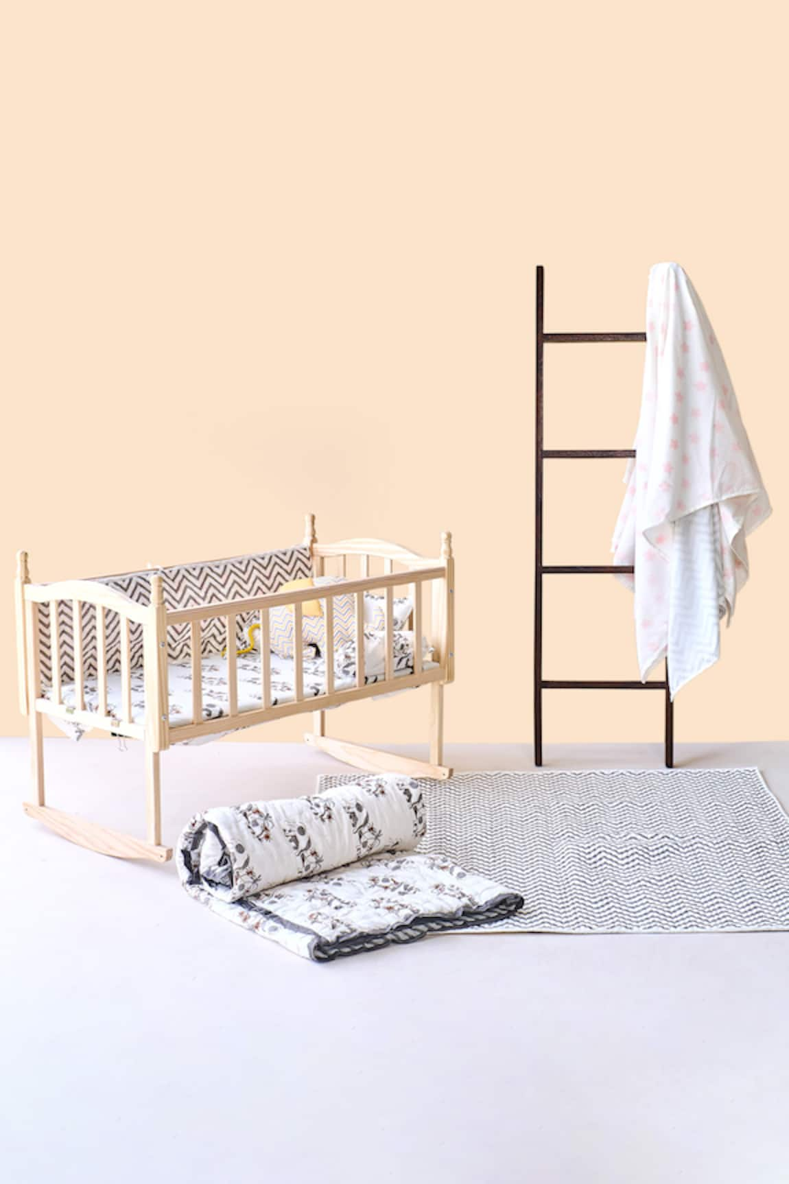 Jaipur Gate Mother Baby Print Baby Bedding Set