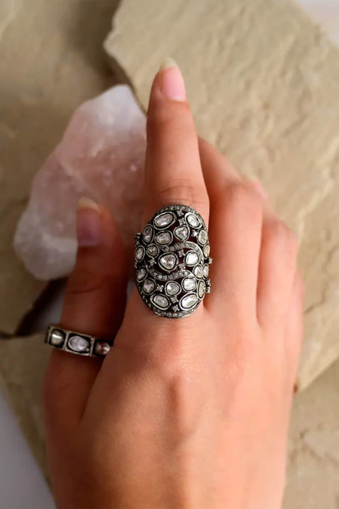 The Alchemy Studio Galaxy Uncut Diamond Ring