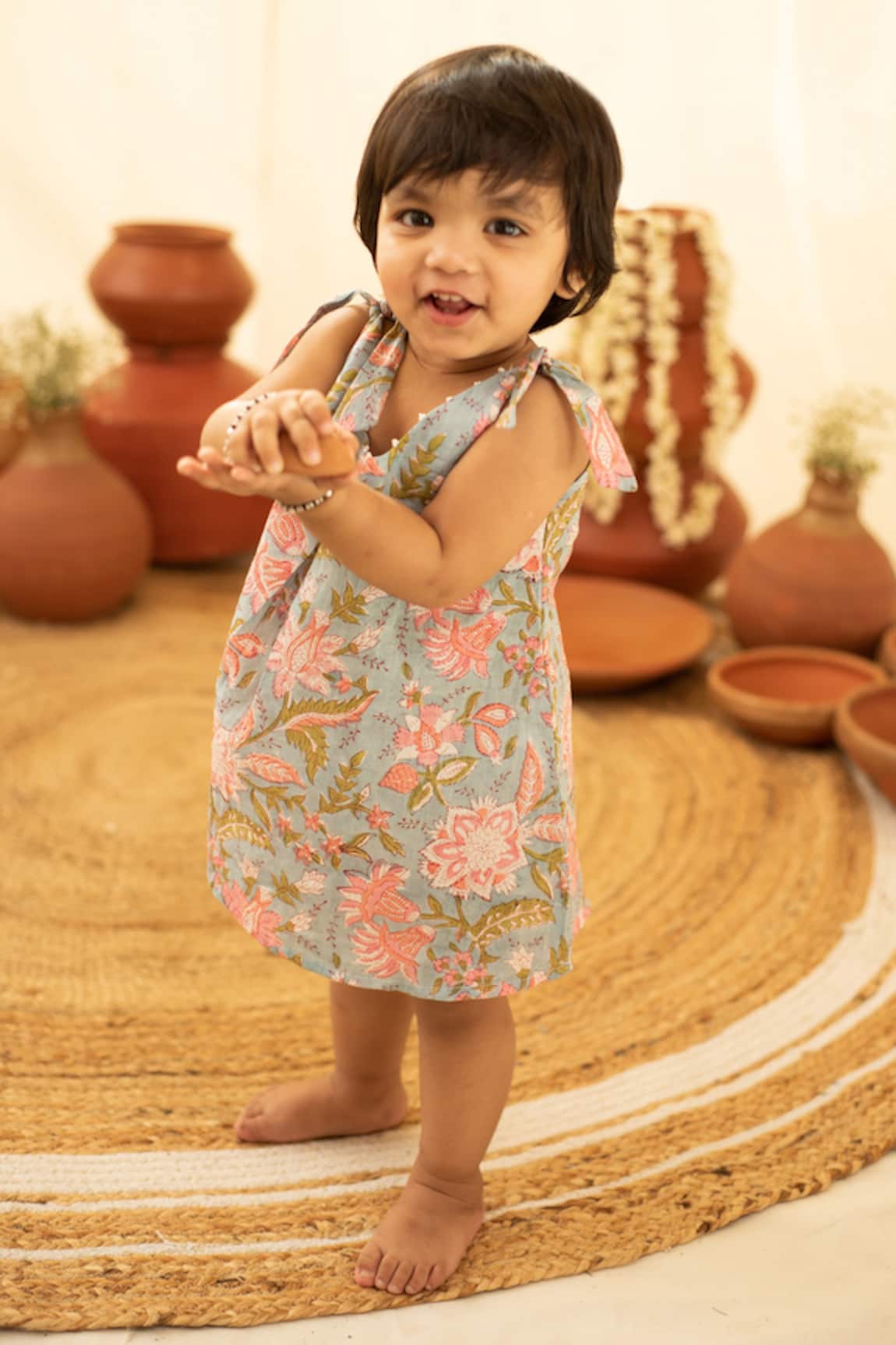PlumCheeks Printed Tunic Dress