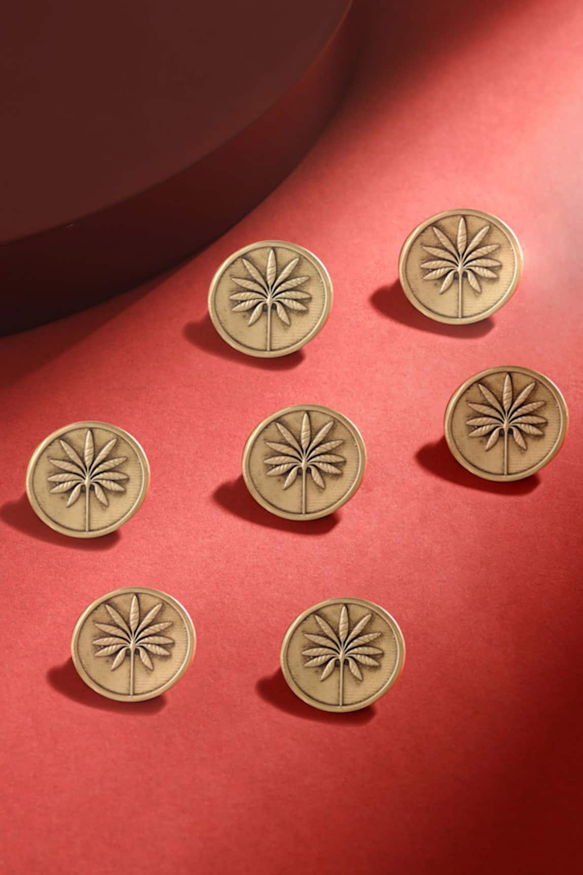 Cosa Nostraa Floral Buttons - Set of 7 