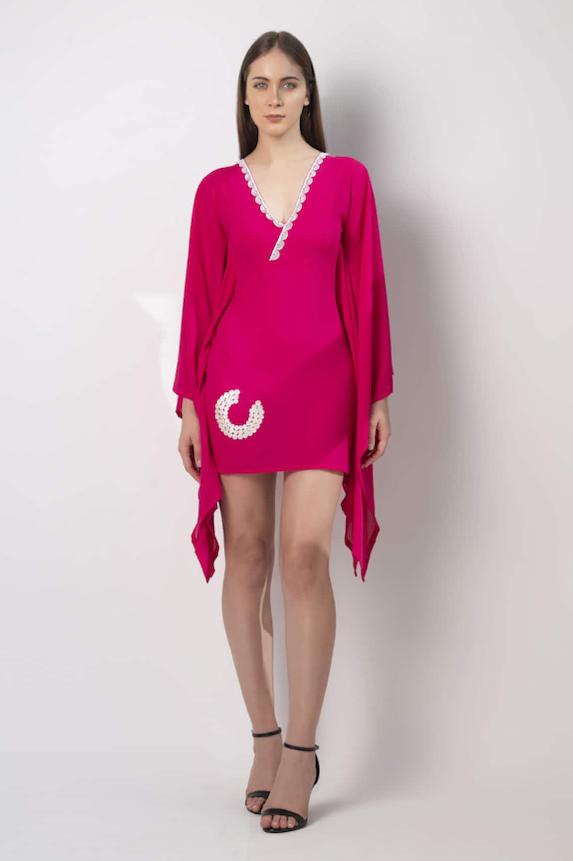 House of Varada Placement Hand Embroidered Dress