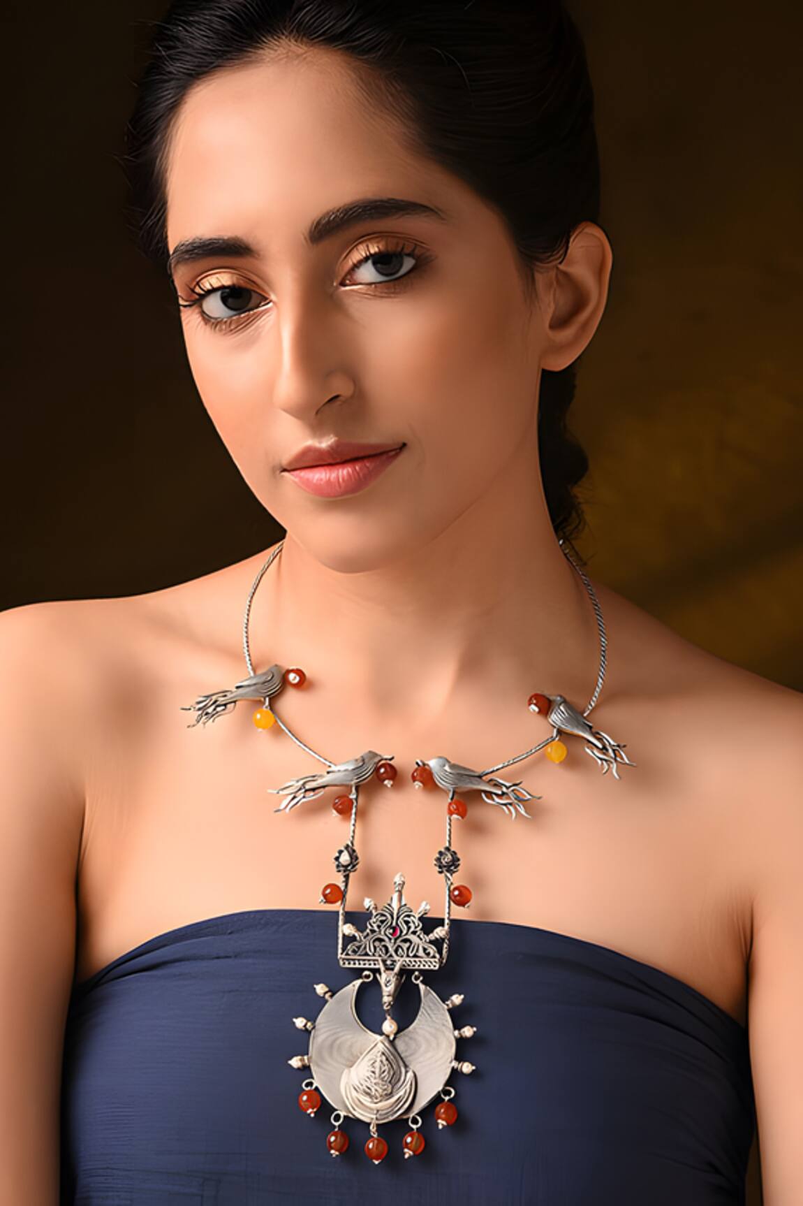 Mero Jewellery Beaded Hasli Tribal Temple Necklace