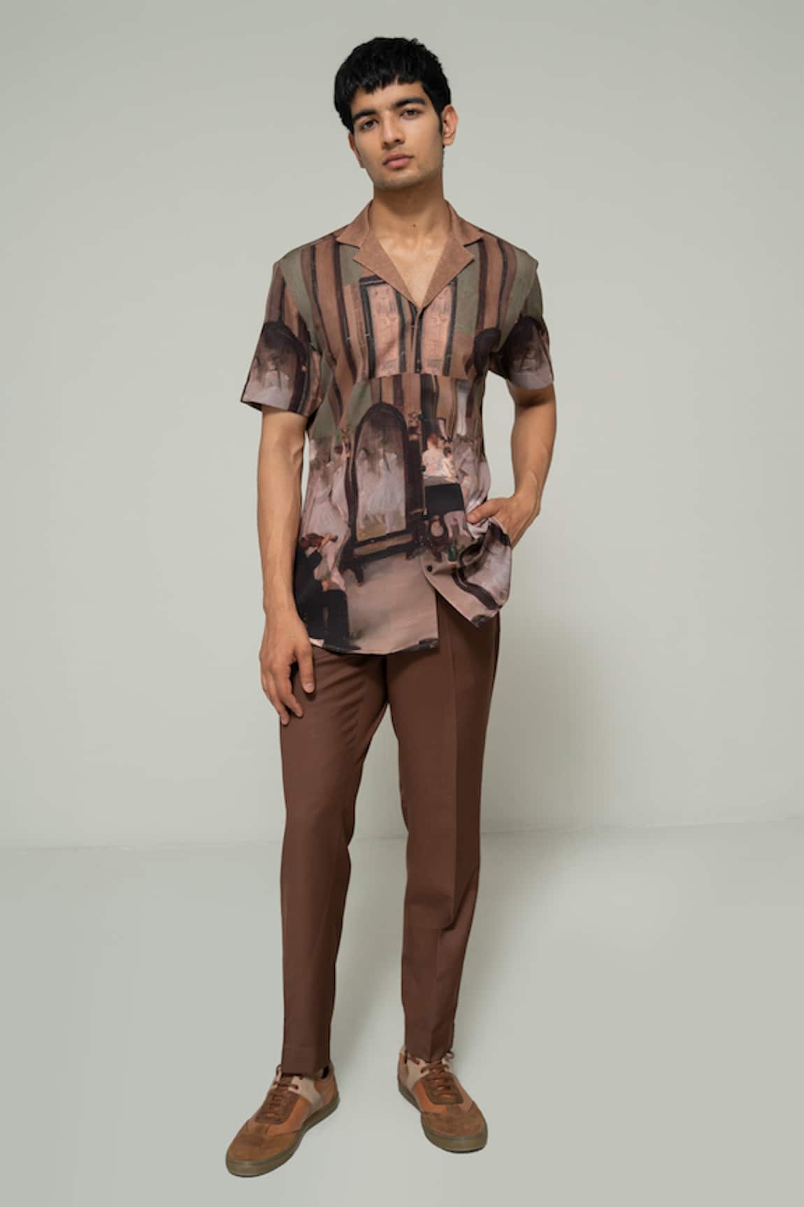 Varun Chakkilam Dancing Hall Print Shirt 