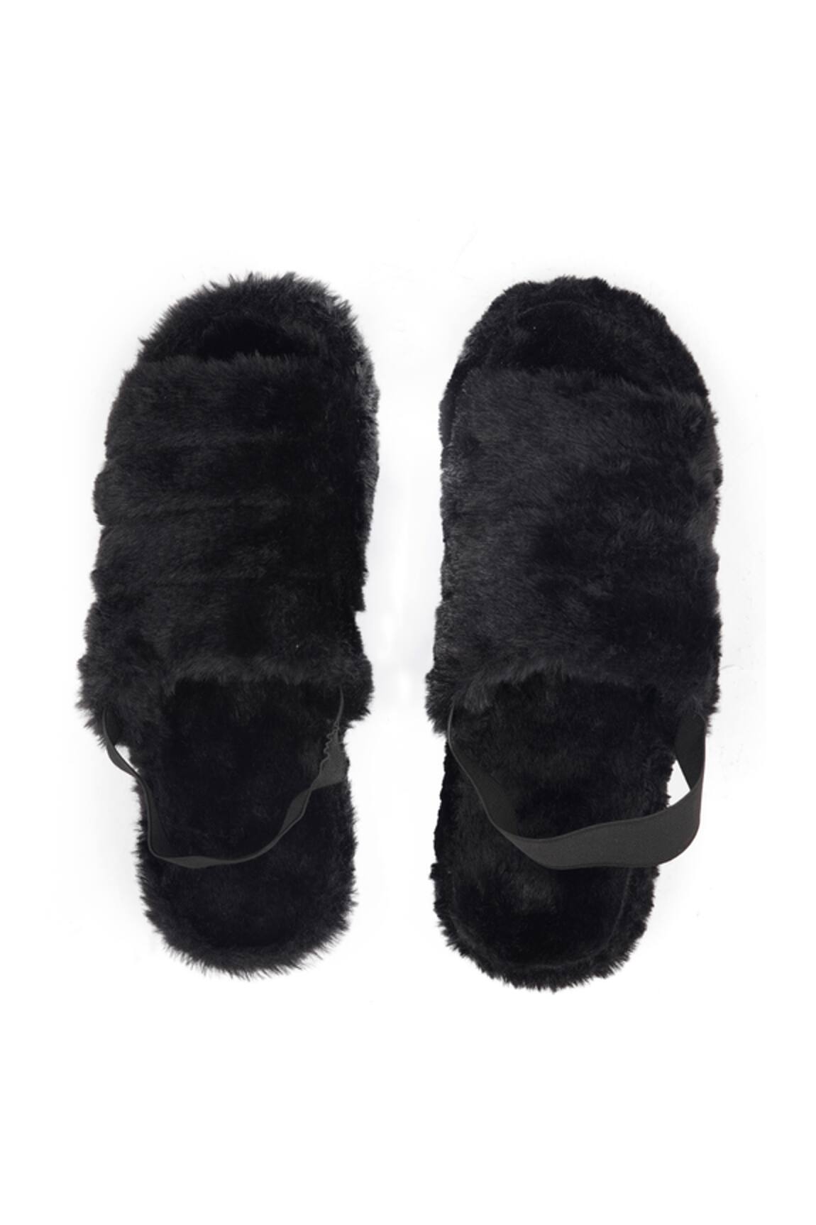 ZORI WORLD Storm Faux Fur Slides