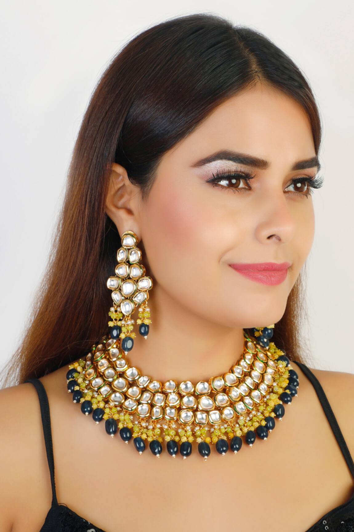 ChhavI'S Jewels Kundan Choker Set 