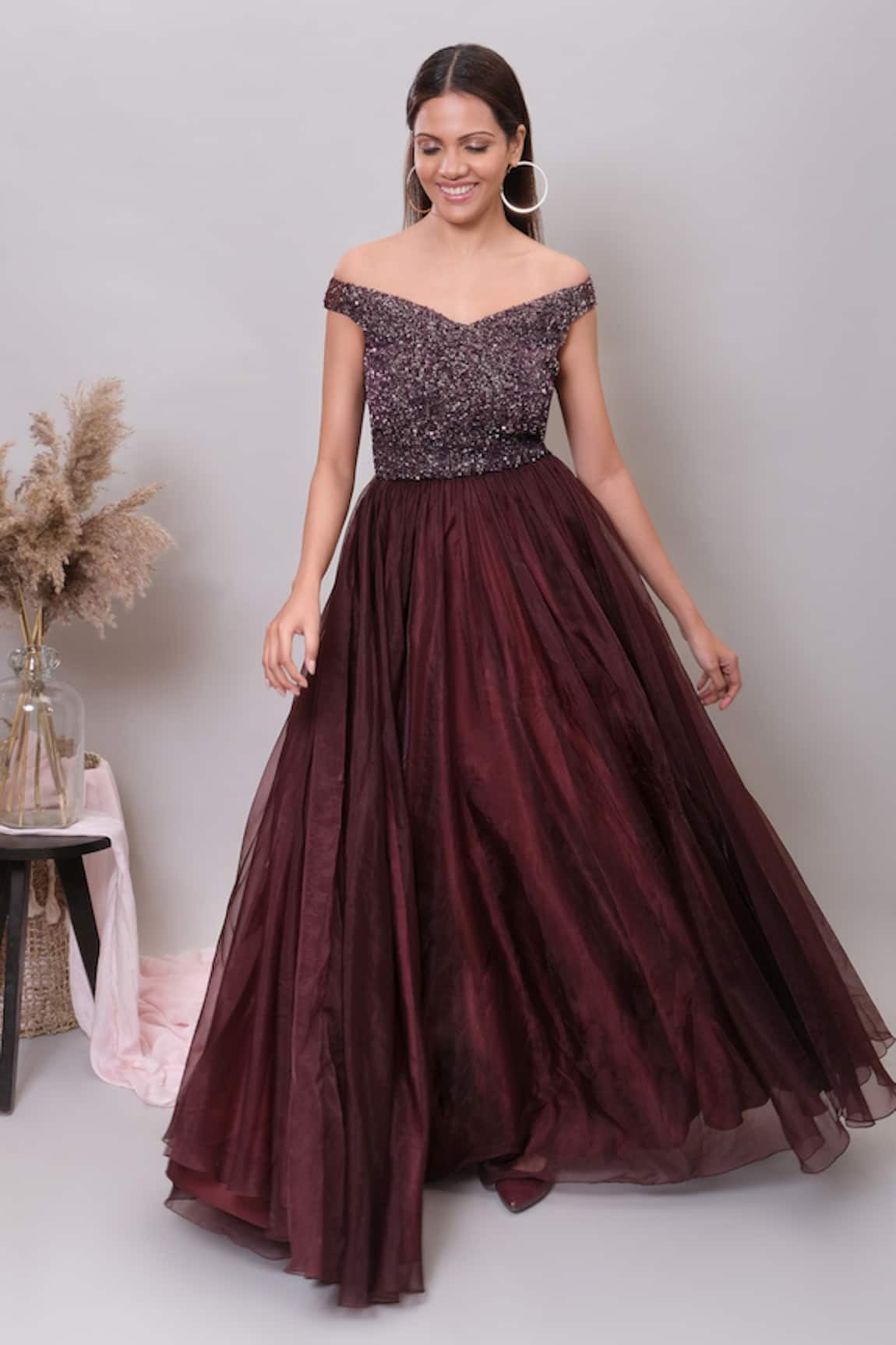 Nayantaara Fairylane Off Shoulder Gown