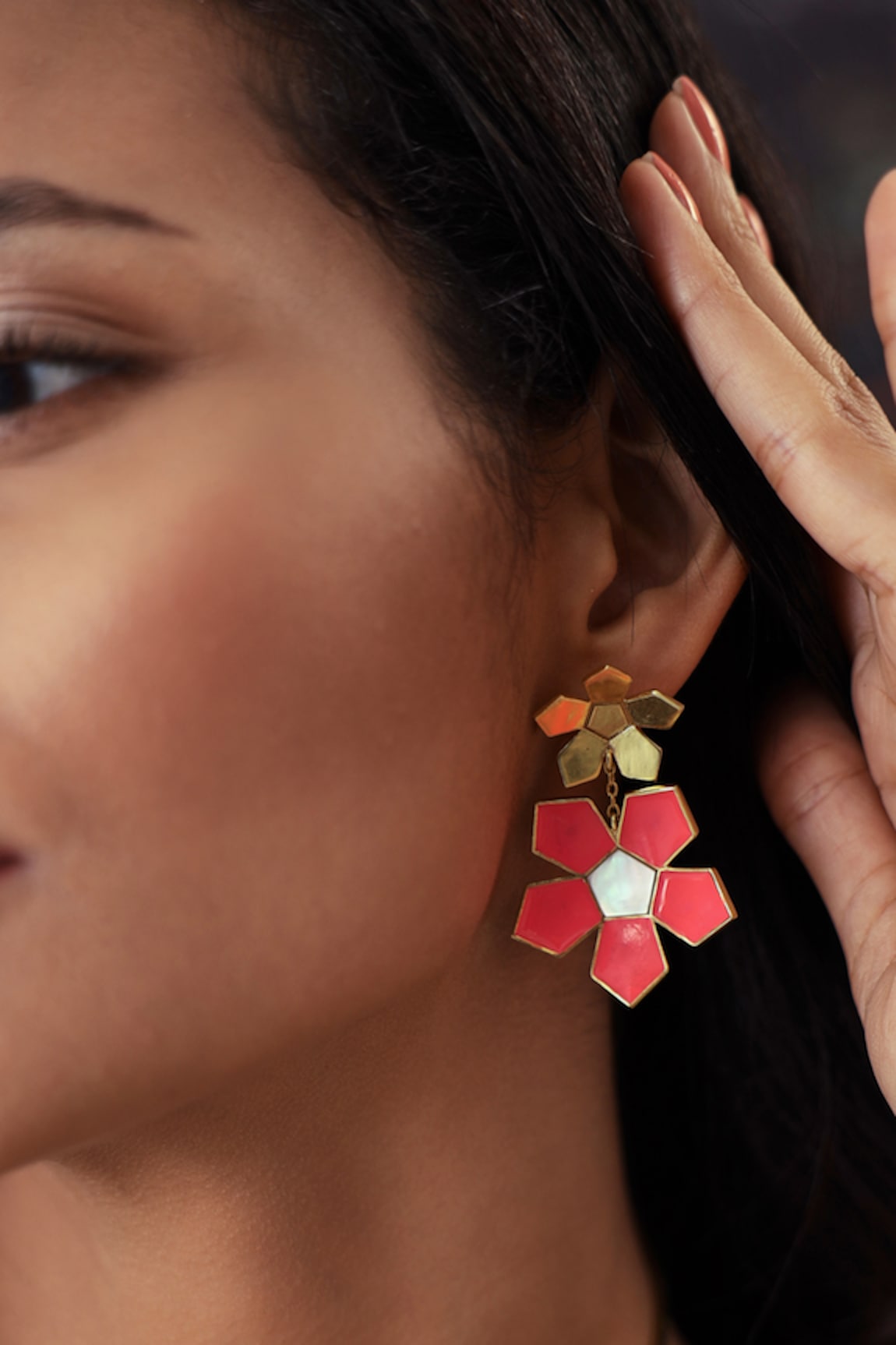 Varnika Arora Meadow Floral Pattern Earrings