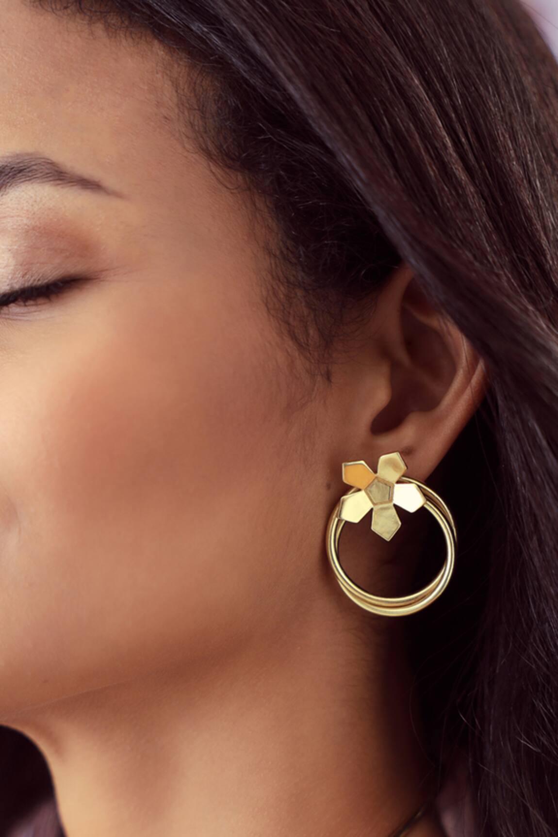 Varnika Arora Zuri Floral Pattern Earrings 
