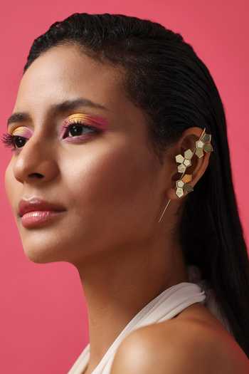 Varnika Arora Poppy Floral Pattern Earrings 