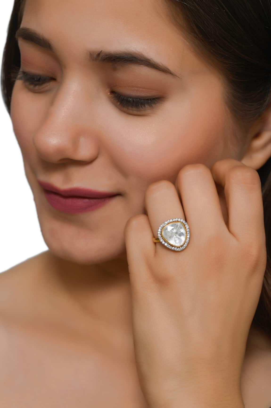 Zeeya Luxury Jewellery Studded Ring