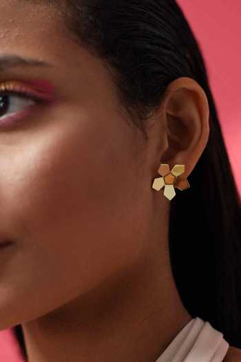 Varnika Arora Adler Floral Pattern Studs 