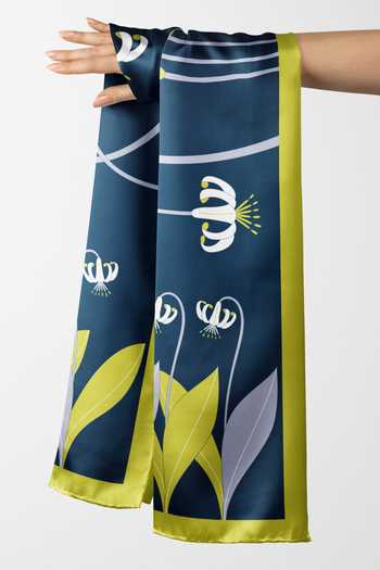Thee Modern Roots Silk Tropical Bliss Stole 
