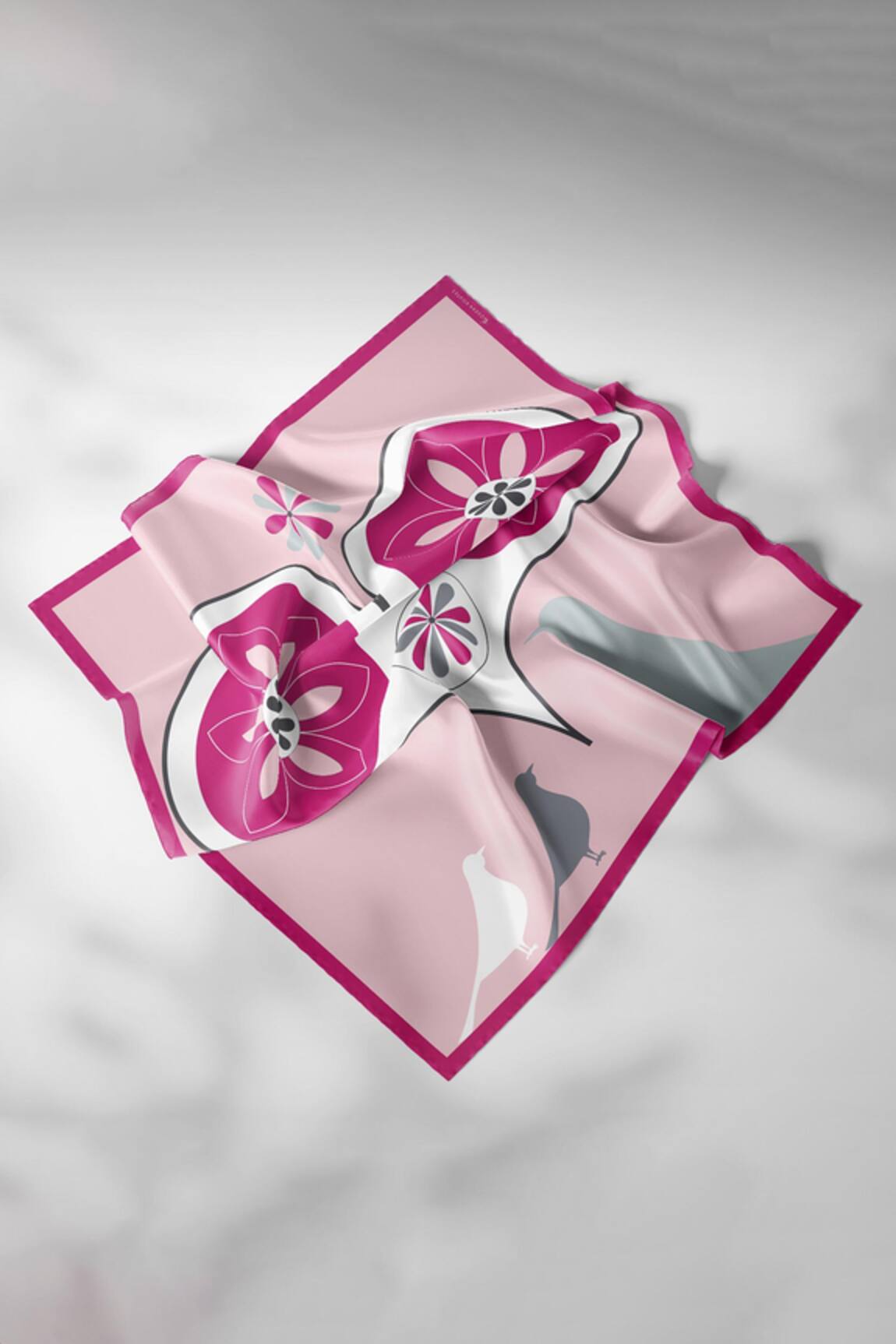 Thee Modern Roots Heartflight Silk Scarf