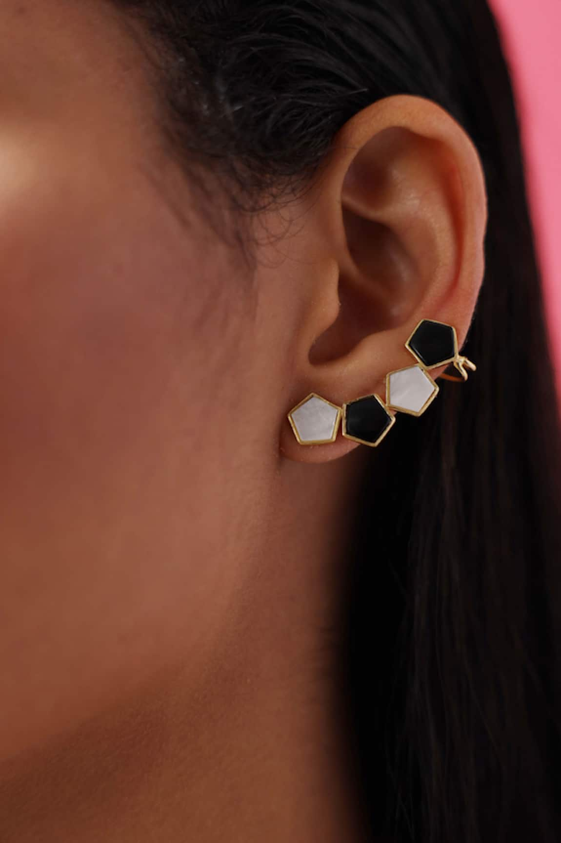 Varnika Arora Arlo Geometric Pattern Earrings