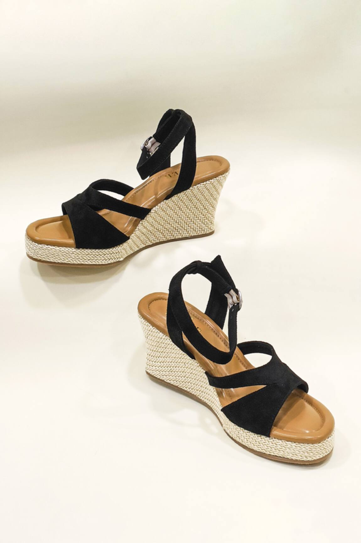 THE ALTER Emily Cut-Out Strap Wedges