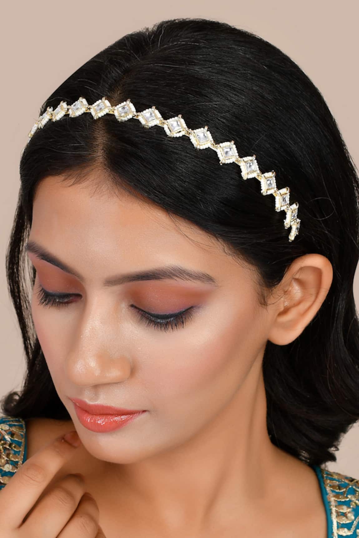 Ishhaara Kundan Embellished Hairband