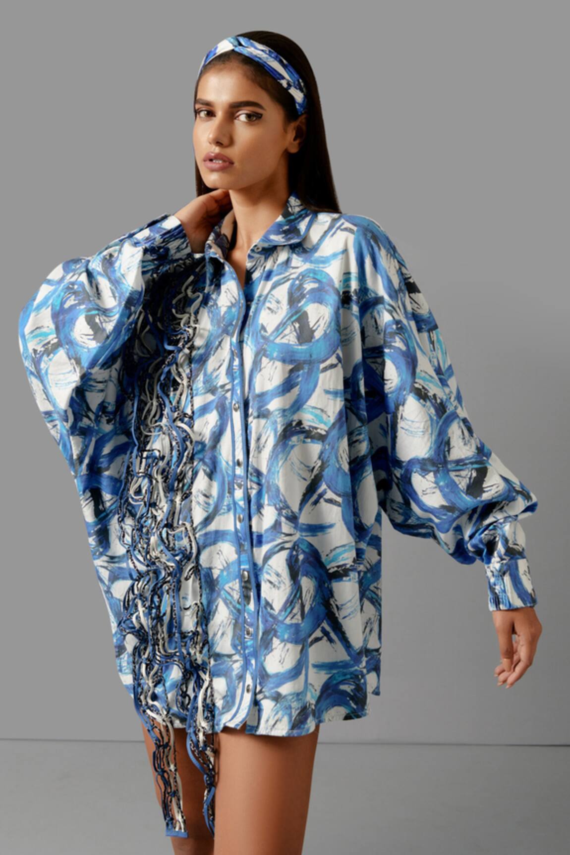 Devina Juneja Camouflage Oversized Shirt