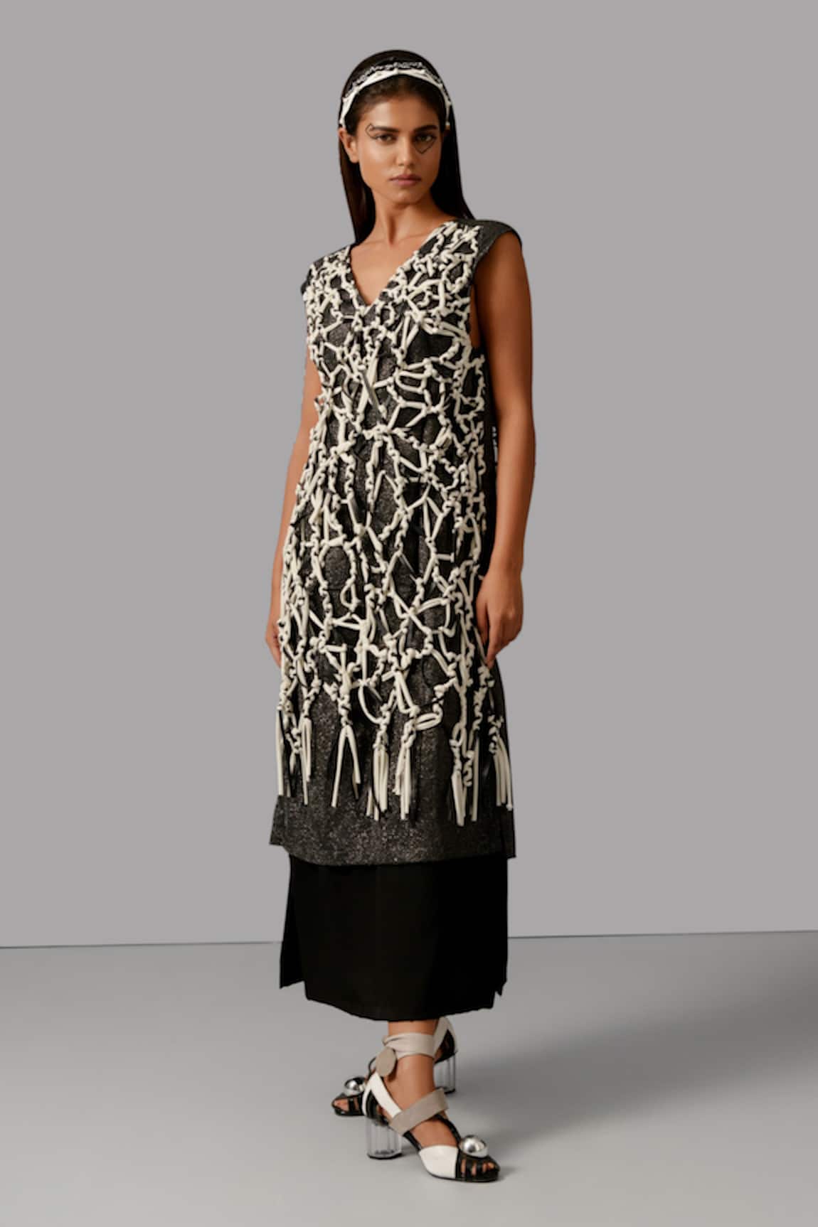 Devina Juneja Dori Work Panelled Dress