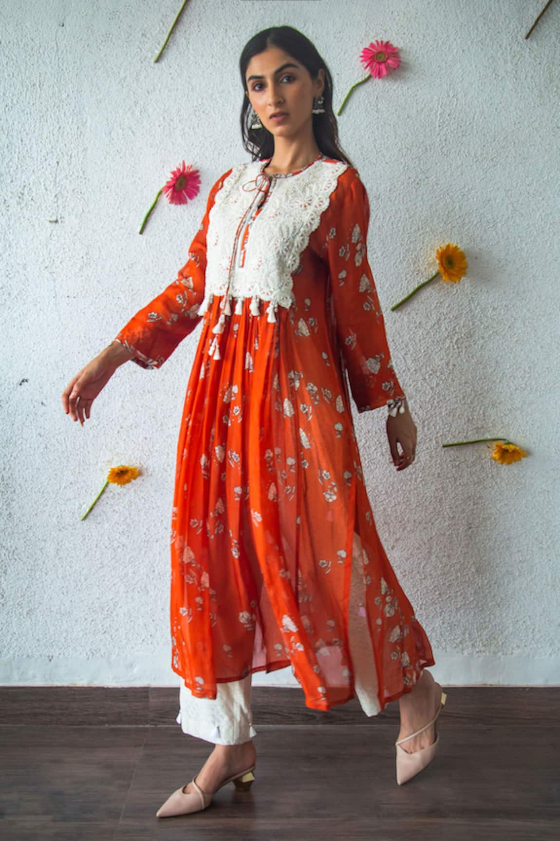 Shachi Sood Floral Print Kurta Set