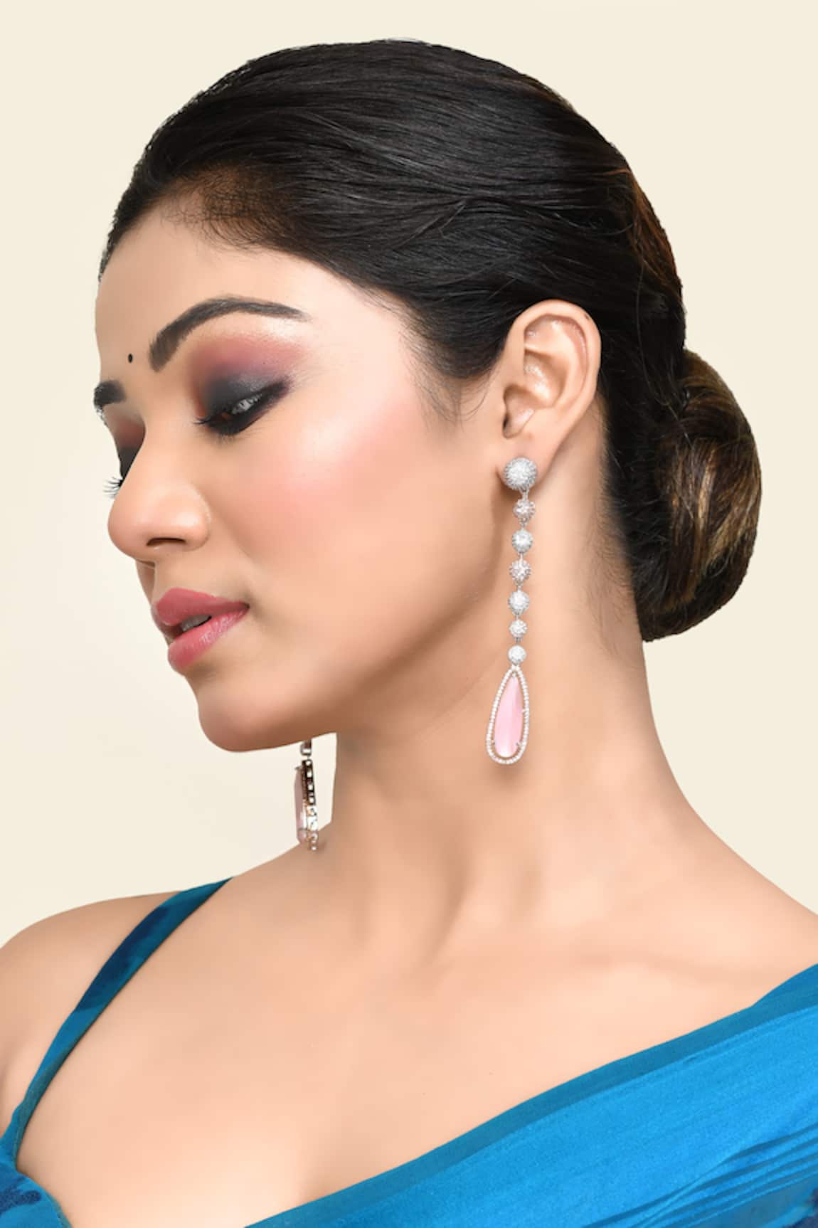 Kohar By Kanika American Diamond Embellished Earrings