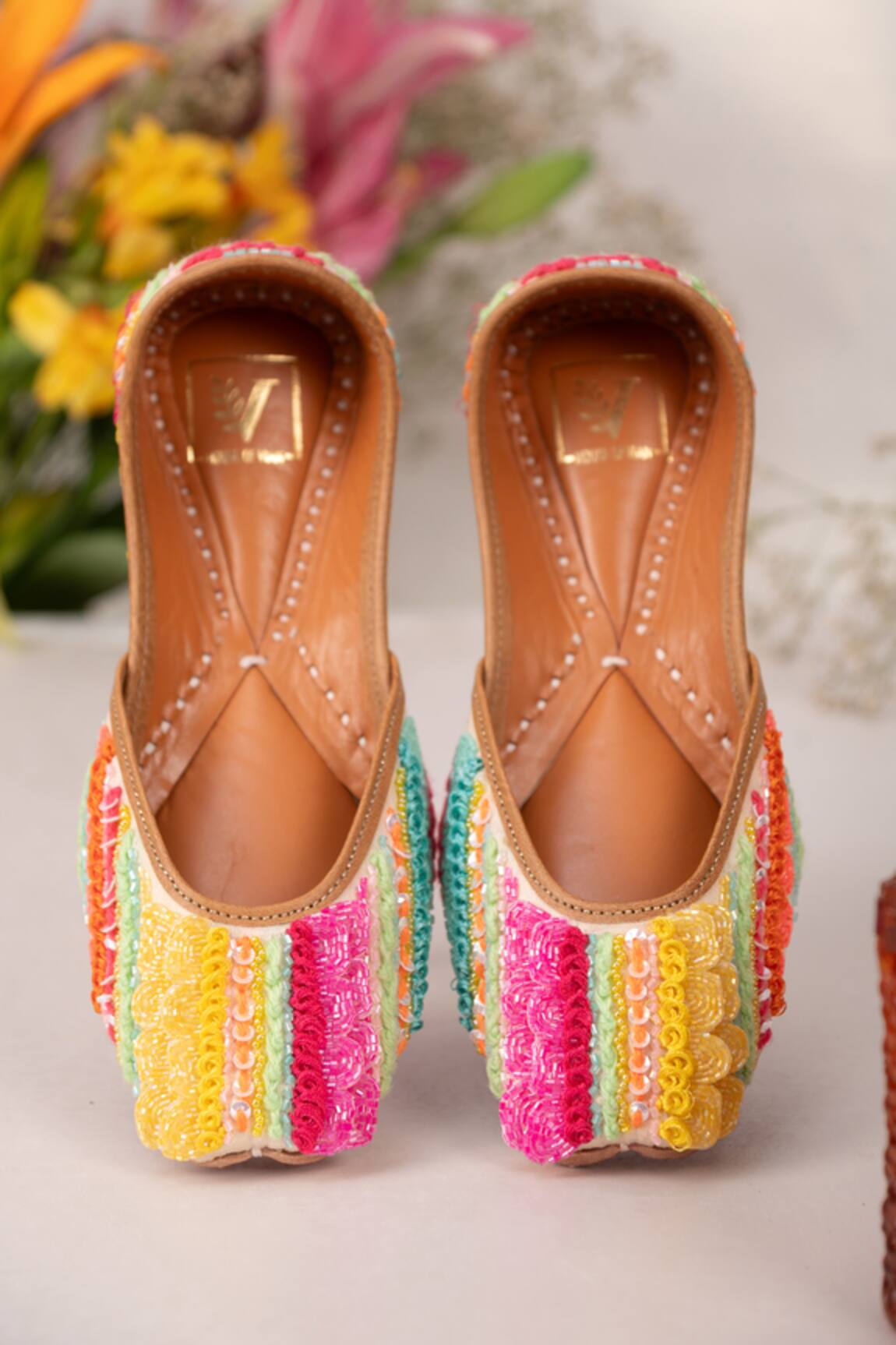 House of Vian Ella Embellished Juttis