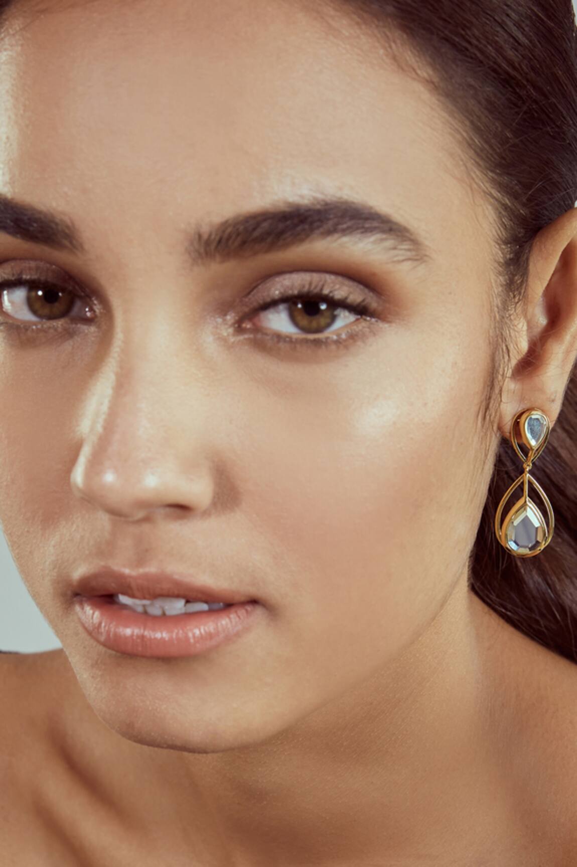 Isharya Ayaana Petite Drop Libra Earrings