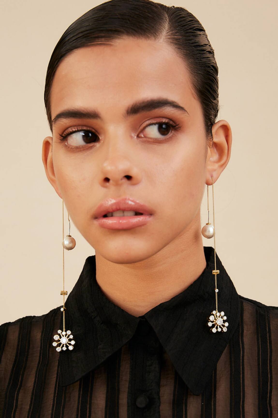 Isharya Maharani Floret Needle & Thread Earrings