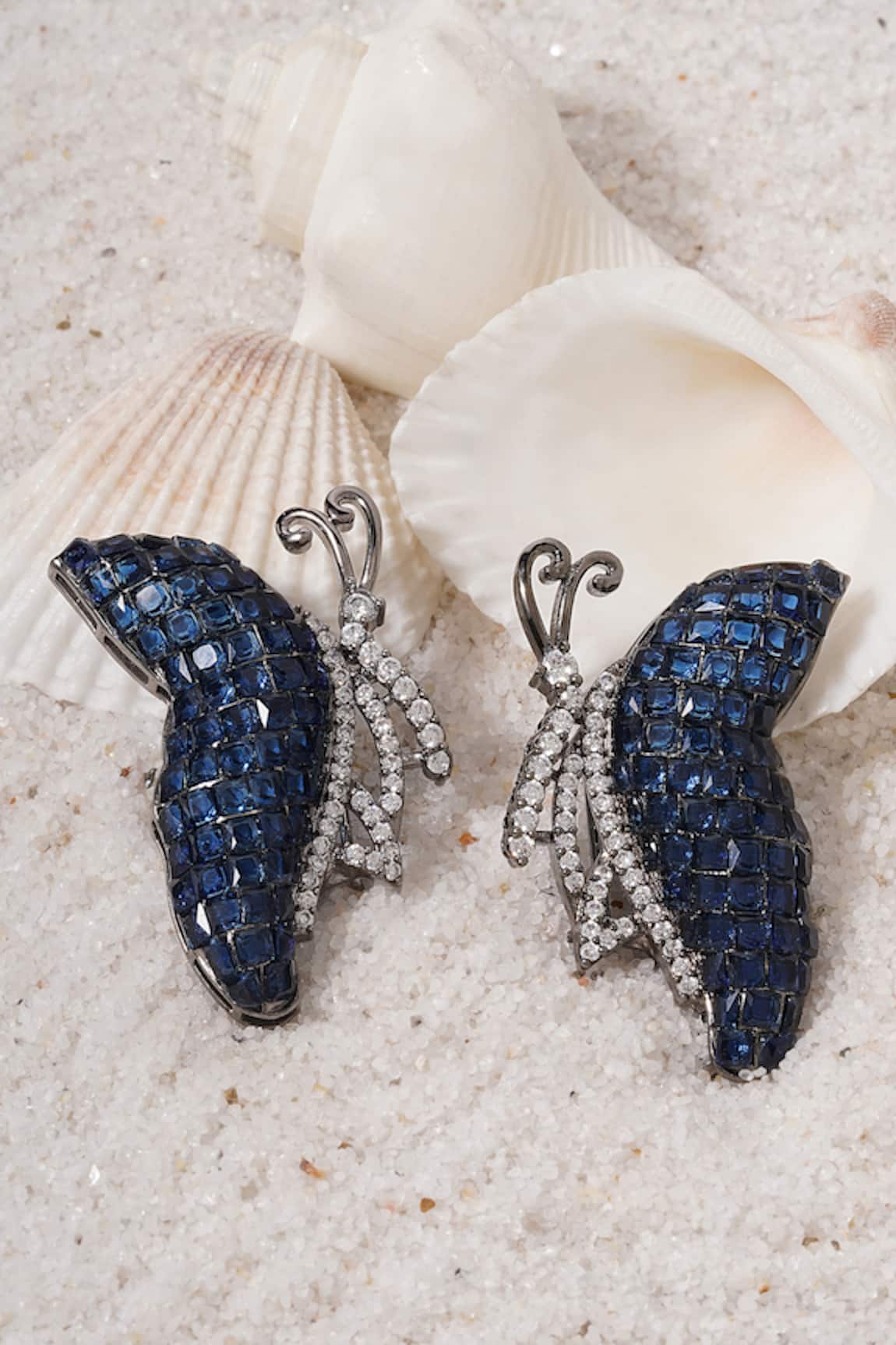 Shop our comfort fit blue sapphire daily wear silver earrings