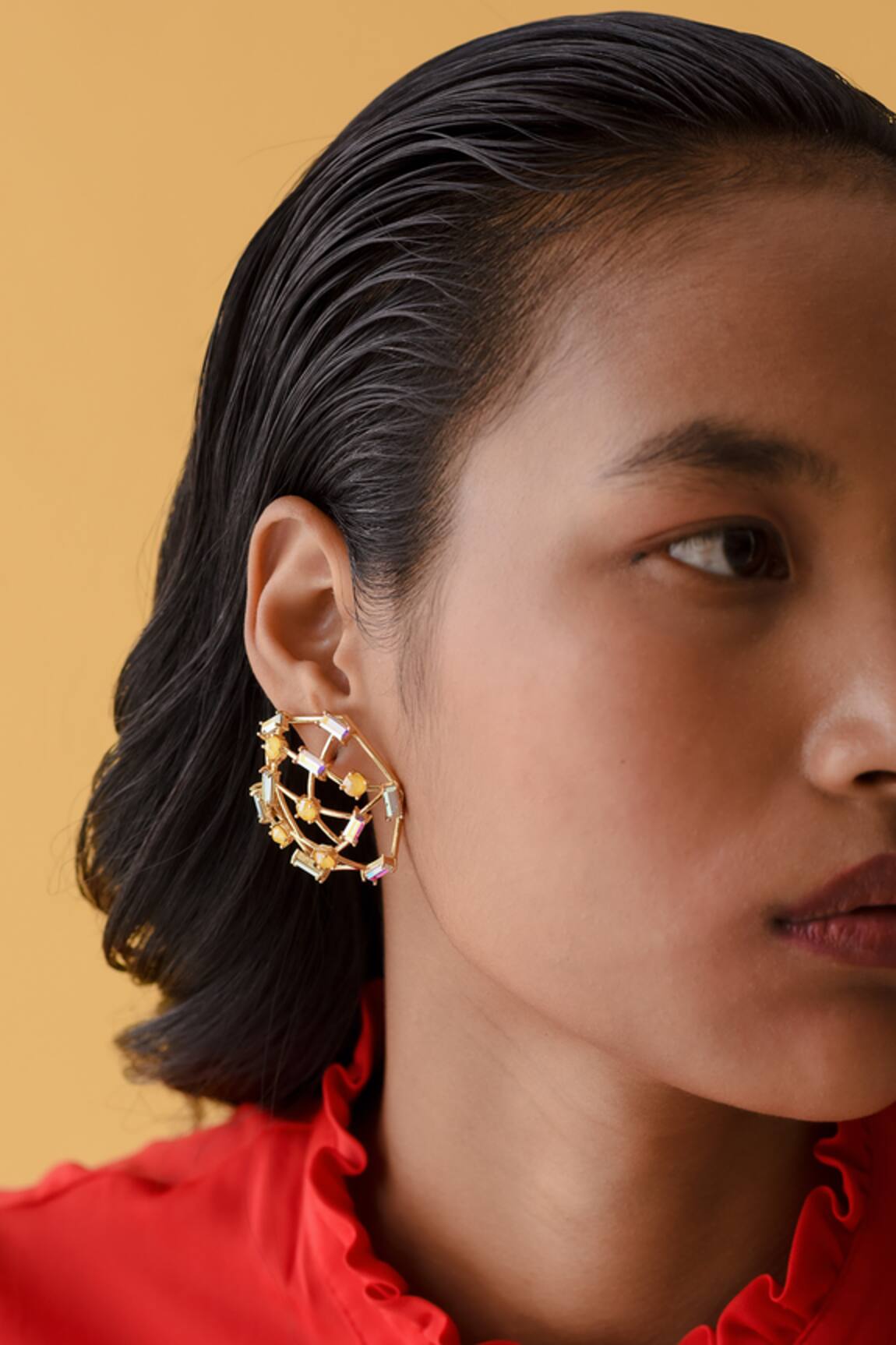 Esme By Aashna Dalmia Abstract Shaped Studs 