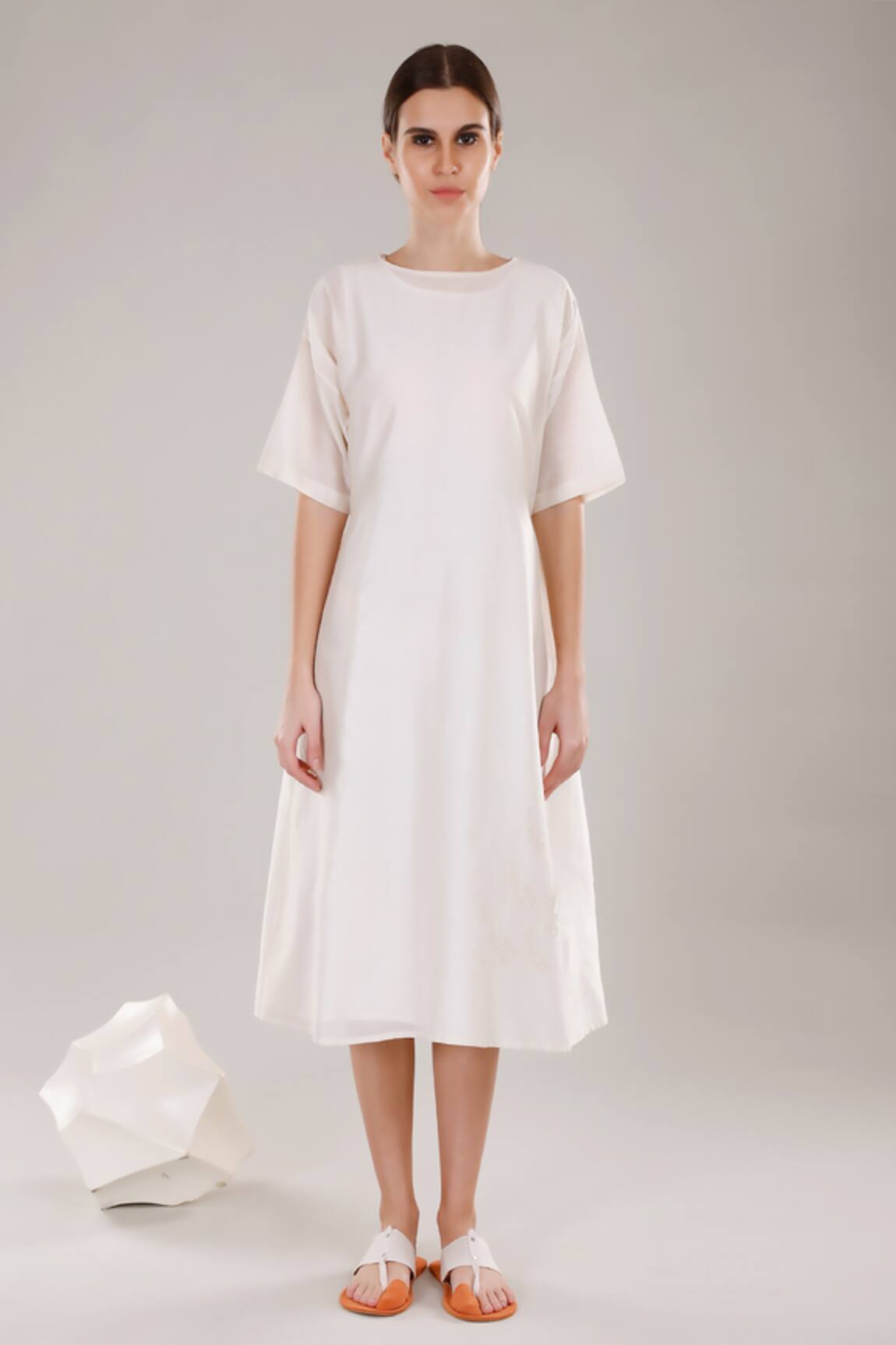 Dhi Chanderi Silk Dress 