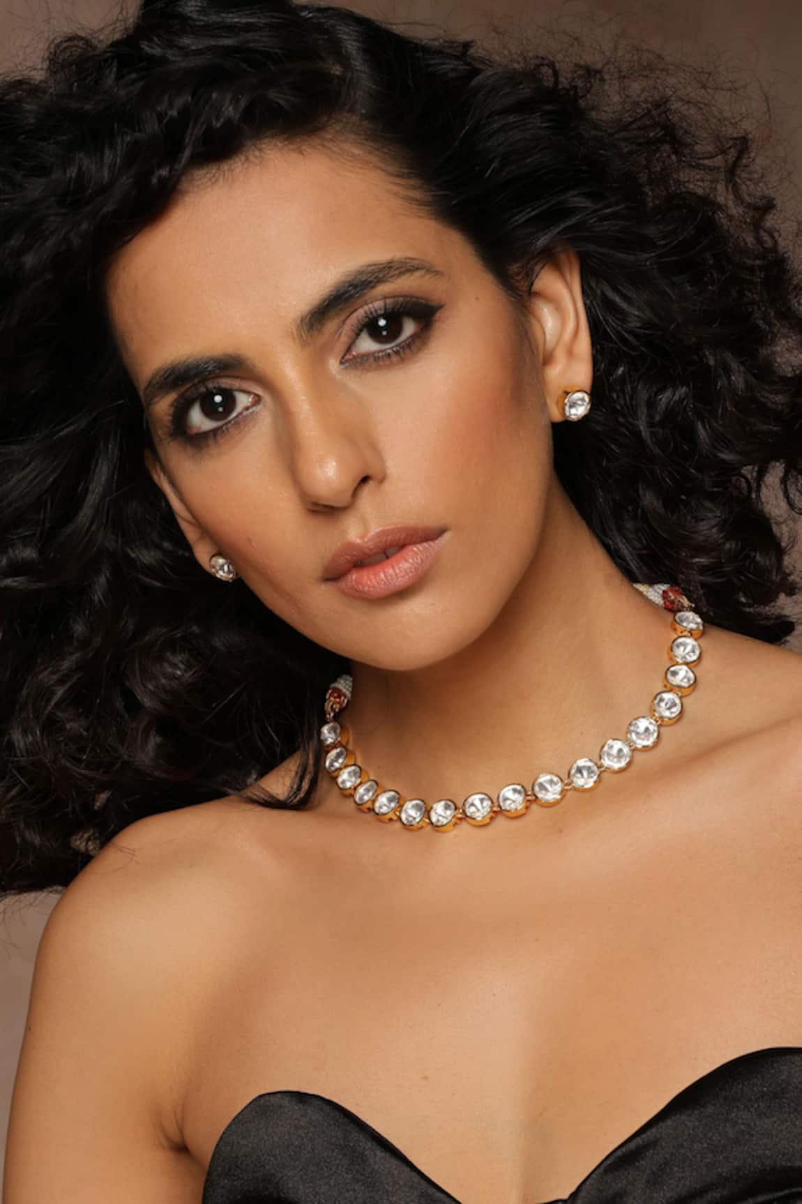 Swabhimann Circular Polki Embellished Necklace Set