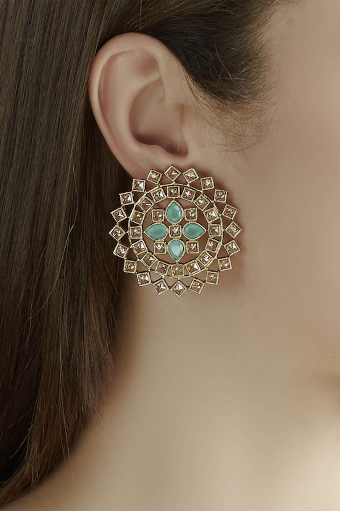 Hema Khasturi Kundan Studs