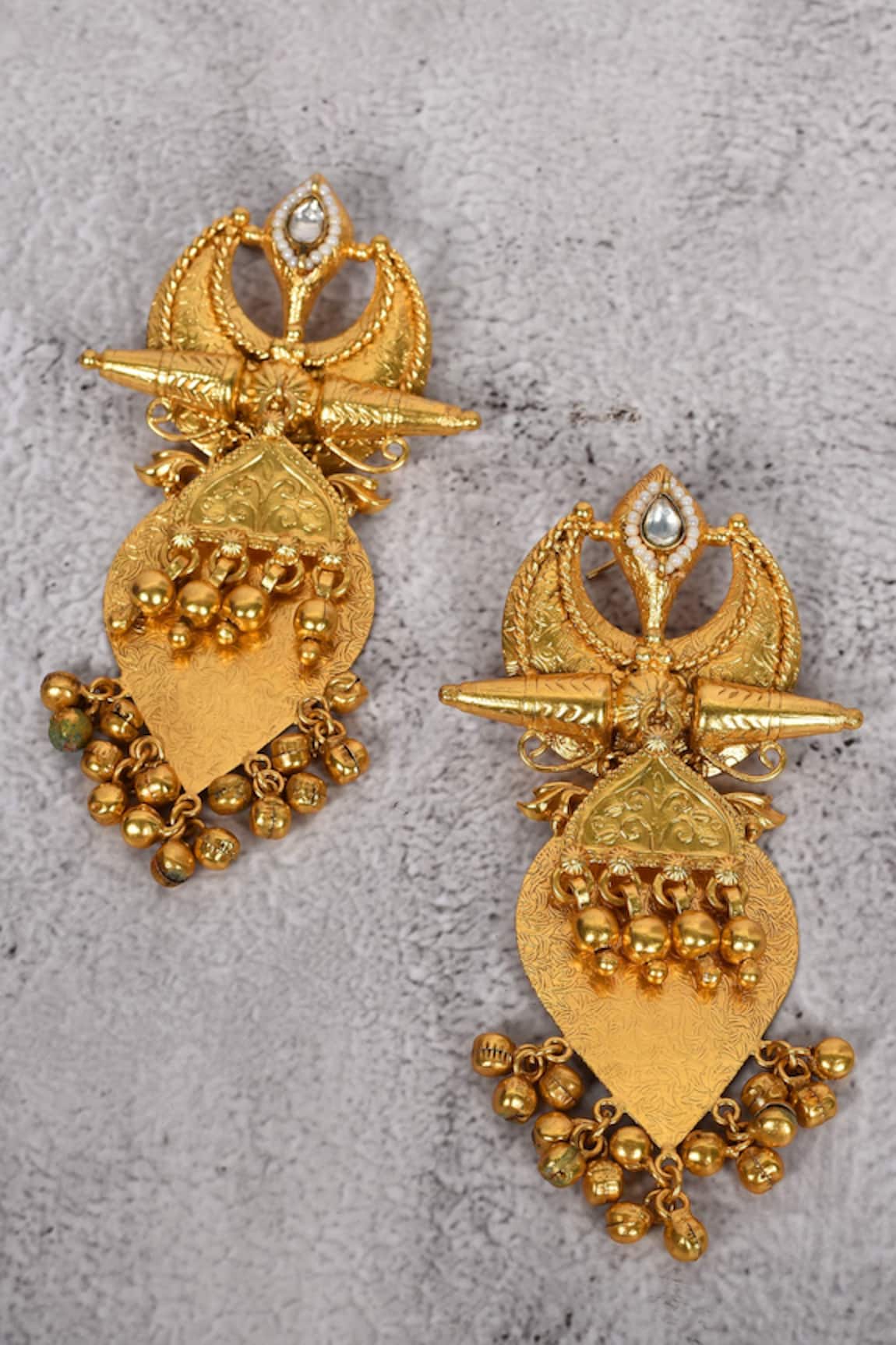 WHIMSICAL DIAMOND DROP EARRINGS  Navrathan