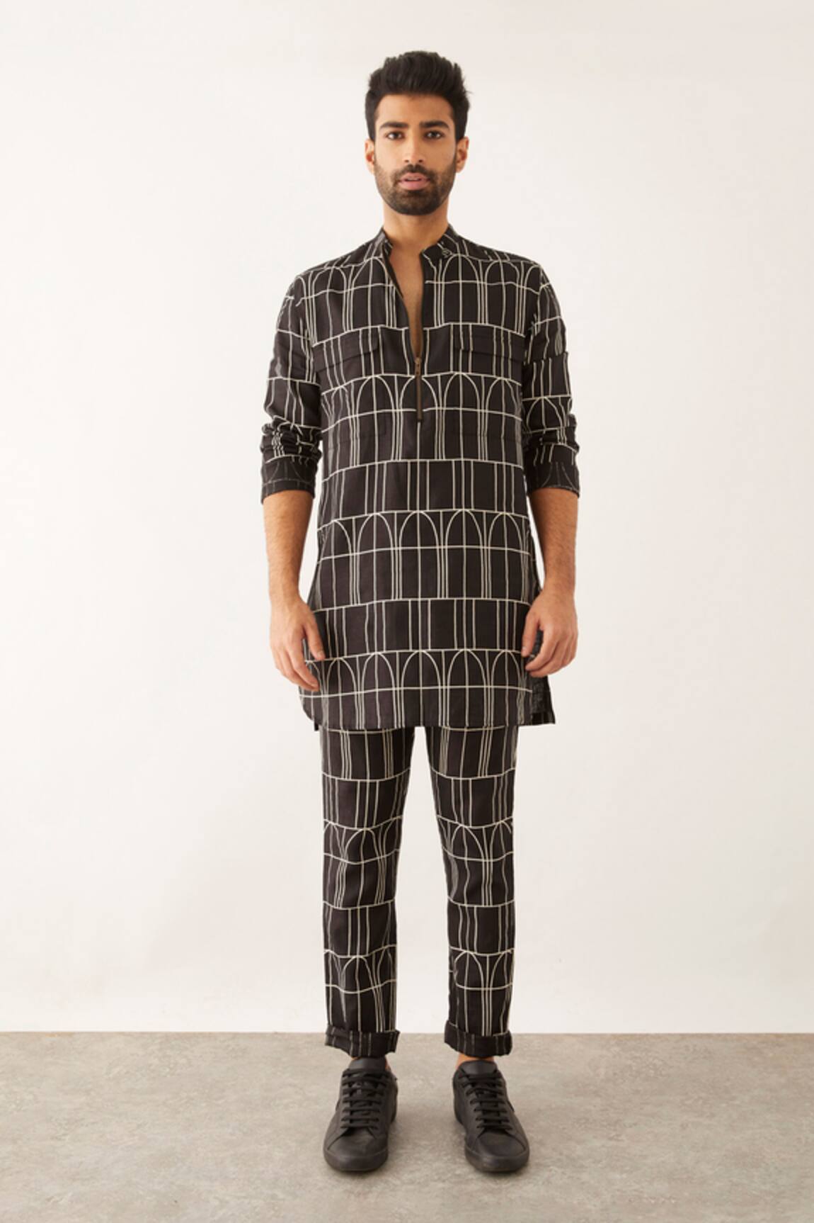 Son Of A Noble Snob Rukin Arches Print Shirt & Trouser Set 