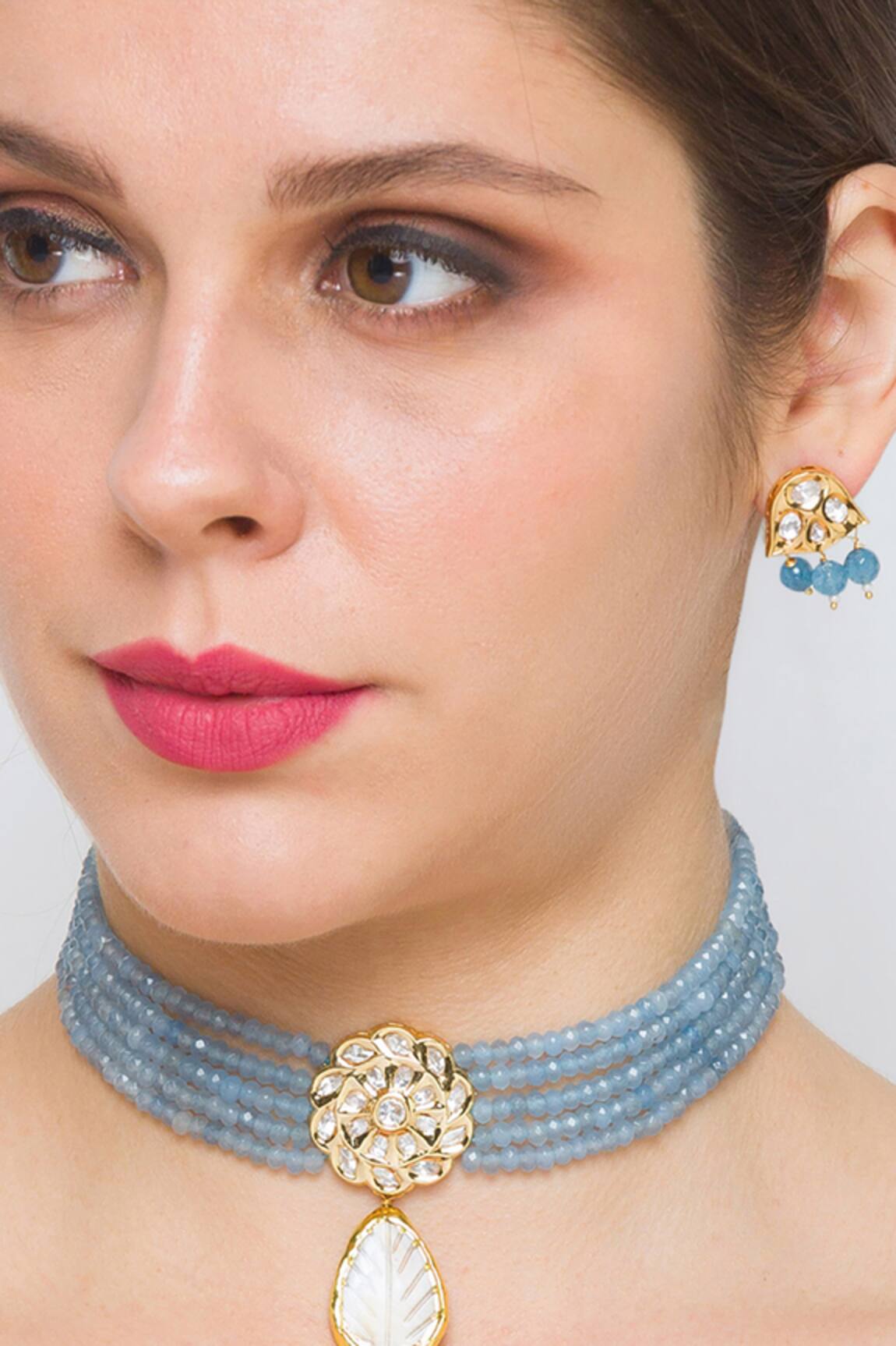 HRISHA Kundan Necklace Set 