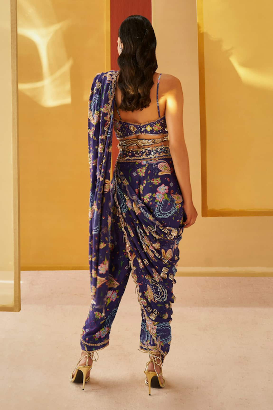 Go Bold with Fusion Wear Learn How to Wear Sarees with Pants and Palazzos  Plus Tips on Styling This Cool Combo and 12 Stunning Options 2021